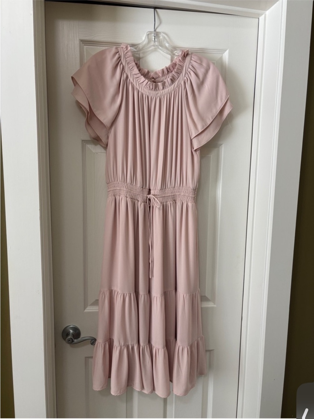 Ann Taylor Dusty Blush Dress size 12